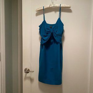 Club Monaco Teal Slip Dress